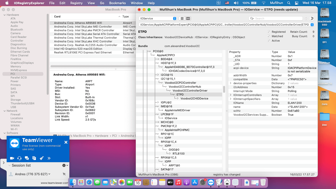Asus X441UA WX322T [SkyLake   Intel HD 520 + I2C]   OpenCore 10